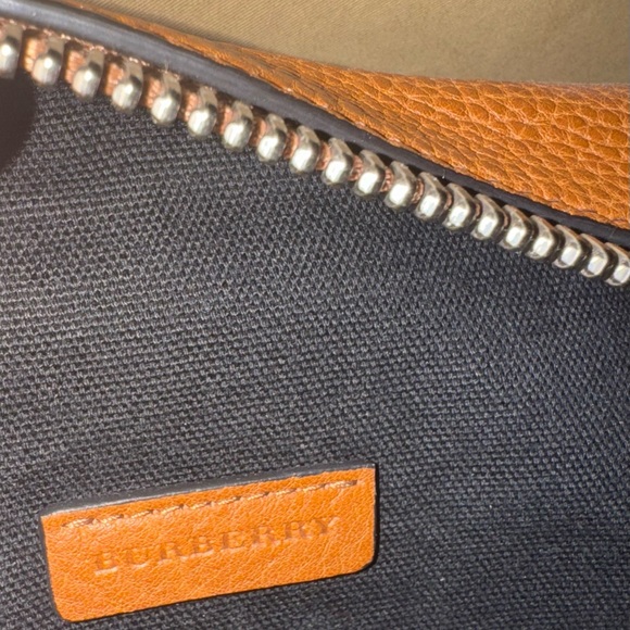 Burberry Tan and Gray small canvas and leather Crossbody Bag - Picture 6 of 7